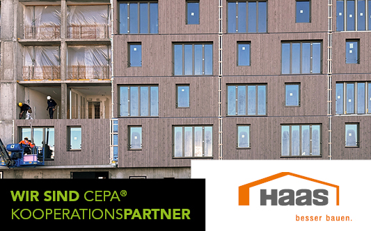 Haas Fertigbau wird CEPA®-Kooperationspartner im Bereich Holzbau und serieller Sanierung